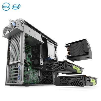 Kundenspezifische Dell T5820 Tower Workstations mit W2102-Prozessor und 8 GB RDIMM-Speicher