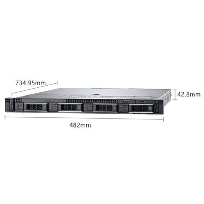 800W Stromversorgung Dual-Channel 1U Rack Server für Enterprise Hosting Dell PowerEdge R450