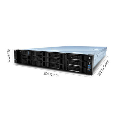 Intel Xeon Gold 6133*2 8G*8 RAM 240G*2 SSD 4T*8 SATA 800W*2 2U Rack Grafikserver