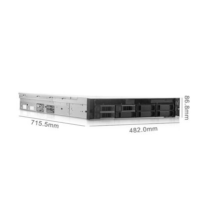 Dell Poweredge R740 Server Barebone 8 Leere Hintergründe und doppelter Port Gigabit Netzwerk