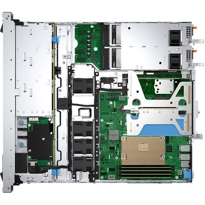 2024 Dell PowerEdge R360 Server 1U Rack 4*3.5 Buchten mit vollständigen Fans ausgestattet