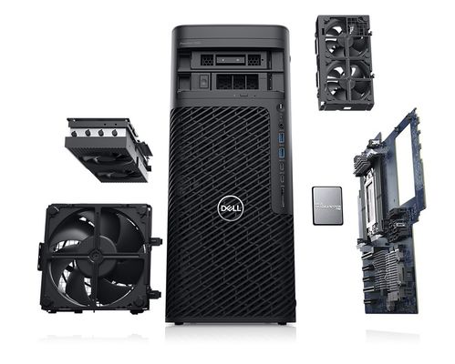 Windows 11 Pro AMD Ryzen 5945WX 8G 512G 2T T400-4G GPU 1350W Dell Arbeitsplatz Desktop PC
