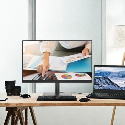 High Definition Lenovo ThinkCentre L24e-30 23.8&quot; Monitor perfekt für Geschäftsanforderungen