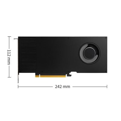 RTX A4000 16GB GPU Computerteile Videokarte für PC Server Formenfaktor 4,4&quot; H x 9,5&quot; L