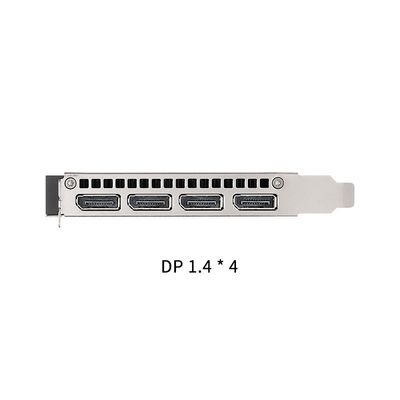 RTX A4000 16GB GPU Computerteile Videokarte für PC Server Formenfaktor 4,4&quot; H x 9,5&quot; L